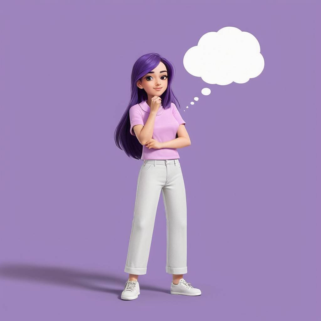 3D illustration of a client thinking about growing their website traffic